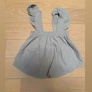Boutique Baby Doll Tank Top (Gray) - Size Small